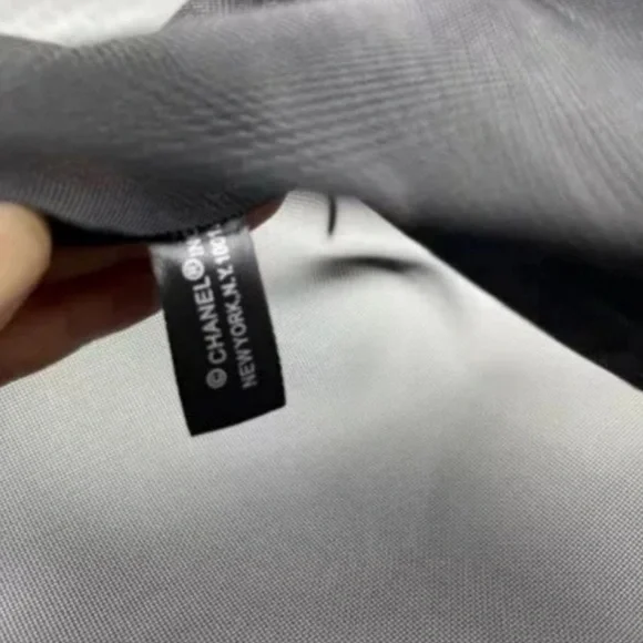 Chanel Black Tote Bag with Mesh Design - Picture 7 of 7